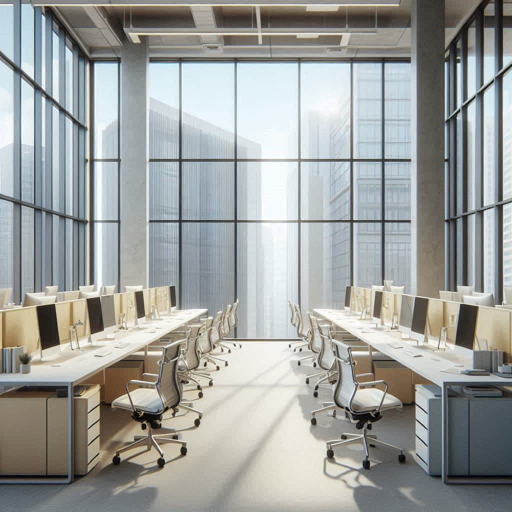 写字楼办公智能制造企业扩建新工位后原有办公家具存放区应怎样重新划分与分配